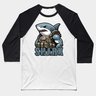 Tactical Shark Baseball T-Shirt